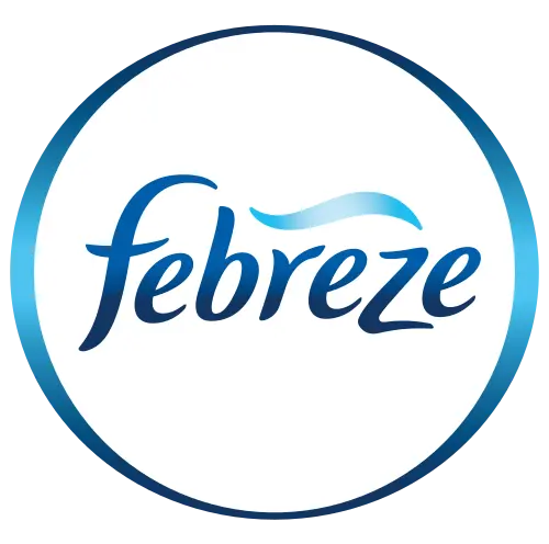 Febreze brand logo - helped achieve $1B milestone at P&G